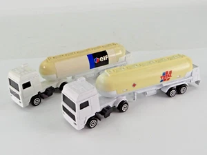 Majorette 324 Volvo Tank Sattelzug elf + Total , Diecast, ca. HO 1/100 #Vergilbt - Picture 1 of 6