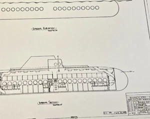 "Progetti nave sottomarina Disneyland 18"" x 24" - Foto 1 di 2