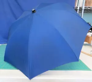 Vintage Knirps klassischer blauer Regenschirm mit Schonbezug - zusammenklappbar - Bild 1 von 14