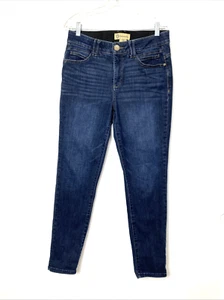 Democracy AB Technology Jeans Womens Size 10 Indigo Blue Skinny Shaping - Picture 1 of 13
