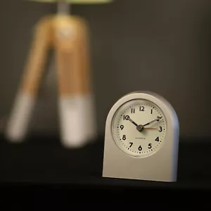 New Alarm Clock Tfa Germany Pick Me Up Illumination Silver Snooze - Picture 1 of 3