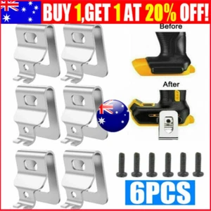 6Pcs Belt Clip Hook Screw For Dewalt-18V20V Drill Impact Driver Flashlight Tools - Picture 1 of 12