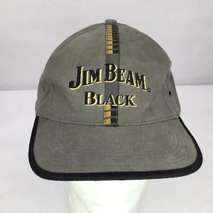 Cappello Vintage Jim Beam SnapBack Nero Grigio Berretto Kentucky Bourbon Whiskey - Foto 1 di 5