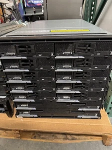 IBM Flex System Enterprise 14-Slot Chassis 8721-HC1 W/ 10x x240 2x x440 **READ** - Picture 1 of 16