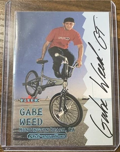 2000 Fleer Adrenaline #A Gabe Weed Auto BMX GT Bikes VHTF Autograph Rookie RC - Picture 1 of 2