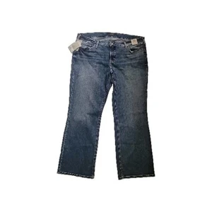 Silver Jeans Elyse Stretch Blue Women Size 20/31 Curvy Slim boot Mid Rise Plus - Picture 1 of 9
