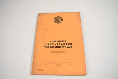 Trattore Steyr 288 290 Catalogo Parti di Ricambio CR1 - Immagine 1 di 3