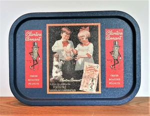 Planters Pennant Mr Peanuts Tray 1994 Bristolware Advertising Serving Display - Picture 1 of 10