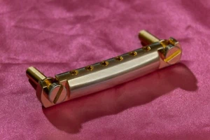 Vintage Spec Ultra Light Aged Gold Plated Lightweight Tailpiece Set for Gibson   - Picture 1 of 6