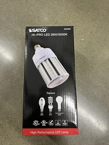 Satco S49392 - 36 Watt LED HID Replacement - 5000K - Type B; Ballast Bypass - Picture 1 of 1