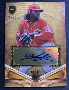 2013 Topps Supreme JOHNNY CUETO Supreme Autographs /50 🔥🔥 - Picture 1 of 5
