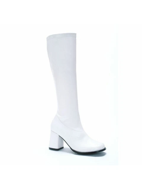 Ellie Shoes Go Go Women's High Knee Boots - White, 7 US