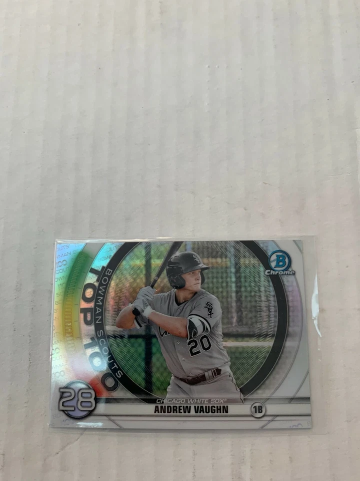Andrew Vaughn 2020 Chrome Top 100 Card #BTP-28 - Image 1 of 1