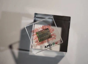 AMD RX580 Graphics Gard GPU IC Die Specimen Disassemble Crystals Tech Art Gift - Picture 1 of 4