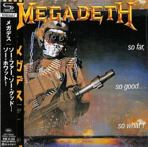 MEGADETH  So Far, So Good... So What! (high quality ) [Paper Sleeve CD] - Picture 1 of 2