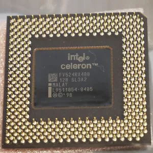 Intel Celeron SL3A2 400mhz 128 FV524RX400 CPU Processor - Tested 05 - Picture 1 of 4