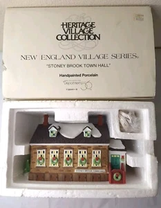 Department 56 Stoney Brook Town Hall New England Village Series - Picture 1 of 7