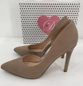 My Delicious Shoes Pumps Womens Size 8.5 Beige Tan High Heels - Picture 1 of 13