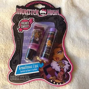 Monster High Growlicous Lip Gloss & Balm Freaky Sweet Flavor Stocking Stuffer - Picture 1 of 1