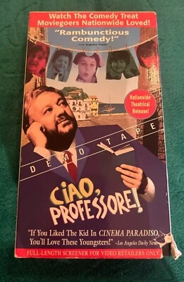Ciao, Professore (VHS, 1995, Italian with English Subtitles) - Image 1 of 3