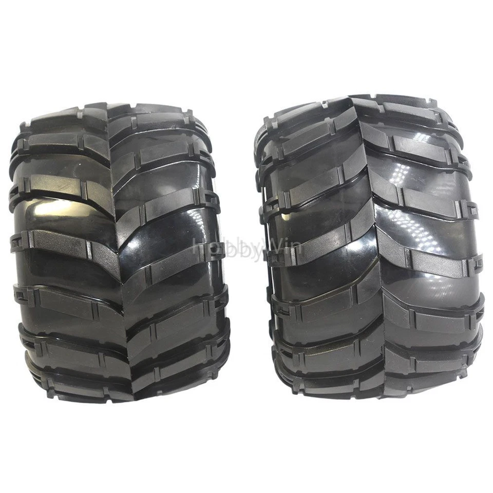 HSP part 50016 Tires 210x135mm 2pcs for Hispeed HiMOTO 1/5 RC Gas Truck 94050 - Image 1 of 4