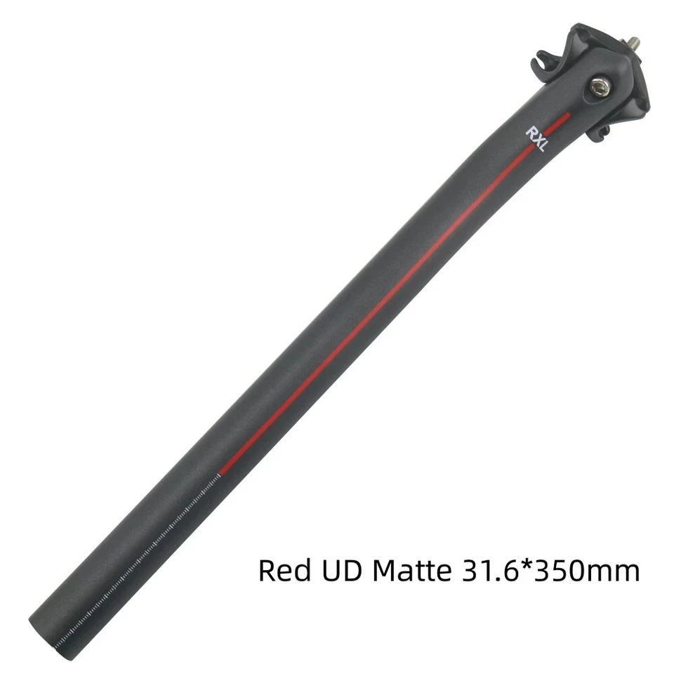 350/400mm Mountain Road Bike Carbon Seatpost 25.4/27.2/31.6mm Bicycle Seat Post - Image 1 of 4