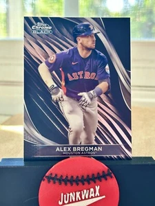 ALEX BREGMAN 2024 Topps Chrome Black  đŸ–¤ASTROS - Picture 1 of 3
