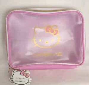 Hello Kitty Creme Shop Beauty Travel Makeup Case Pink 2023 Sanrio New - Picture 1 of 11