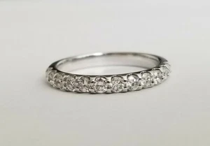 0,75 Karat DEF VVS echter Diamant Band in 14 Karat Gold - HOCHWERTIG - Bild 1 von 5