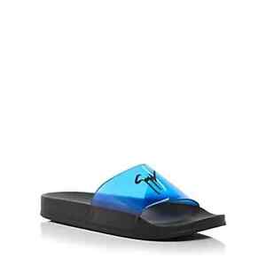 Giuseppe Zanotti Men's Spurgle Slide Sandals Cina+Nero EUR 40 US 7