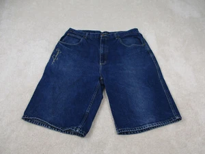 VINTAGE Sean John Shorts Mens 36 Blue Baggy Skater Y2K Hip Hop Denim Jean Adult* - Picture 1 of 15