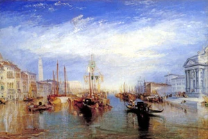 THE GRAND CANAL VENICE ITALY 1835 LANDSCAPE PAINTING BY JOSEPH M W TURNER REPRO  - Picture 1 of 3