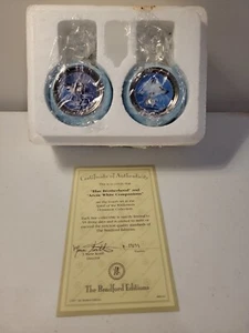 Bradford Editions 4th Set Spirit Of The Wilderness Wolf Ornaments  #B-03238 - Bild 1 von 4
