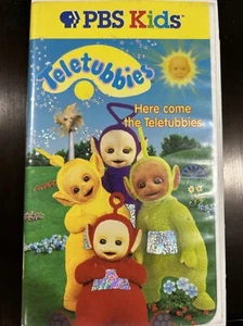 Teletubbies VHS Tape Here Come The Teletubbies PBS Kids Family 1997 Works - Picture 1 of 3