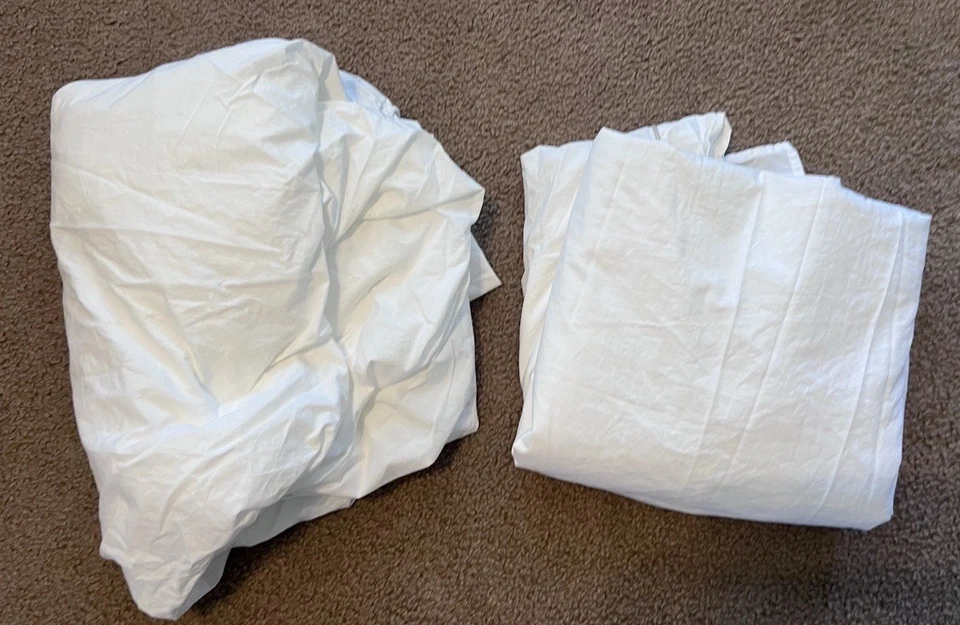 Juego de sábanas PiuBelle Piu Belle Queen 100 % algodón Portugal ropa de cama de lujo 2 piezas nuevo sin etiquetas Foto 1 de 4