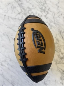 2005 Hasbro Official Nerf Original Classic Weather Blitz Yellow Foam Football - Picture 1 of 5