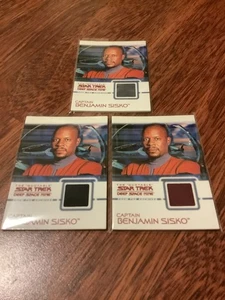 THE QUOTABLE STAR TREK DS9 COSTUME CARD C1 CAPT SISKO 3 VARIANTS RED,BLACK,GREY - Picture 1 of 1