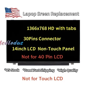 Screen Replacement for Dell Latitude E5450 5450 HD 1366x768 14'' 30pins LCD LED - Picture 1 of 5
