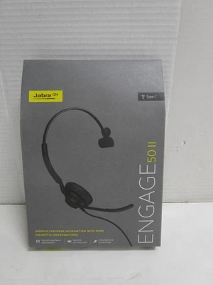 Auriculares con cable JABRA Engage 50 II tipo C negros 5093-610-299 nuevos W35N Foto 1 de 4