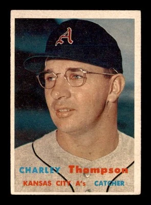 1957 Topps #142 Charley Thompson   VG/VGEX X3462697 - Image 1 of 3