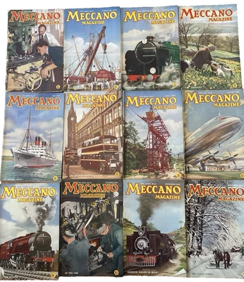 Meccano Magazine 1947 Full Year 12 Issues Vol. XXXII No. 1-12 - Image 1 of 4