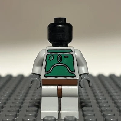 LEGO Star Wars SW0002 Boba Fett Minifigure Minifig, No Helmet Or Blaster - 1T - Image 1 of 2