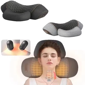 Cuscino Riscaldato 3 in 1 Massaggiante Gobba Collo, Cuscini Collo Cervicale Ergonomici - Foto 1 di 32