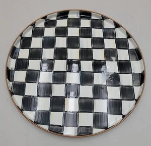 Mackenzie-Childs 89269-40 Courtly Check Round Tray - Bild 1 von 5