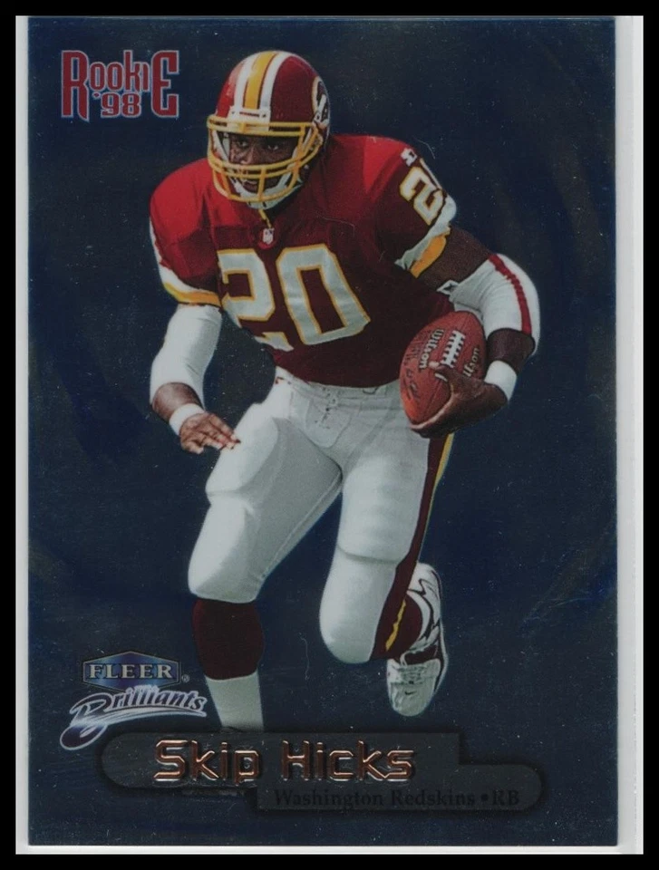 1998 Fleer Brilliants #102B Skip Hicks Blue - Image 1 of 2