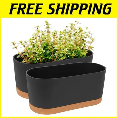 Minimalist Design Indoor Planters - Modern Home Garden Decor - Image 1 of 4