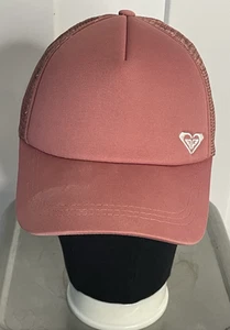 ROXY Cappello Donna Berretto Snapback Camionista Colore Rosa Spiaggia Surf Skate - Foto 1 di 5