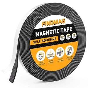 Cinta Magnética 4,5 m con Tira Magnética Flexible Autoadhesiva Fuerte - Imagen 1 de 5