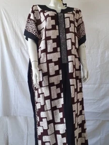 Ankara Kleid, African Dress, Ankara Infinity Print Maxikleid Gr. UK XXL - Bild 1 von 2