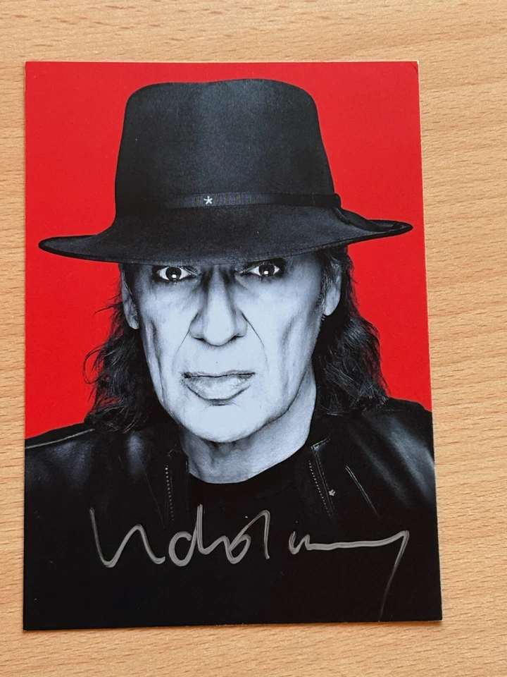 Udo Lindenberg - Autogrammkarte original signiert - #S3118 - Bild 1 von 1